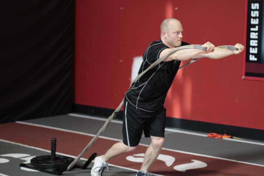 Forward Drag with Press - Step 1