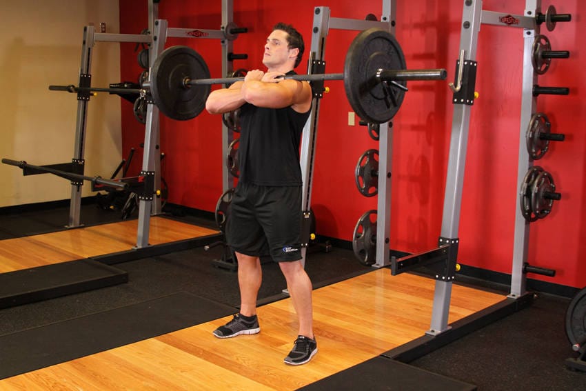 Front Barbell Squat - Step 0