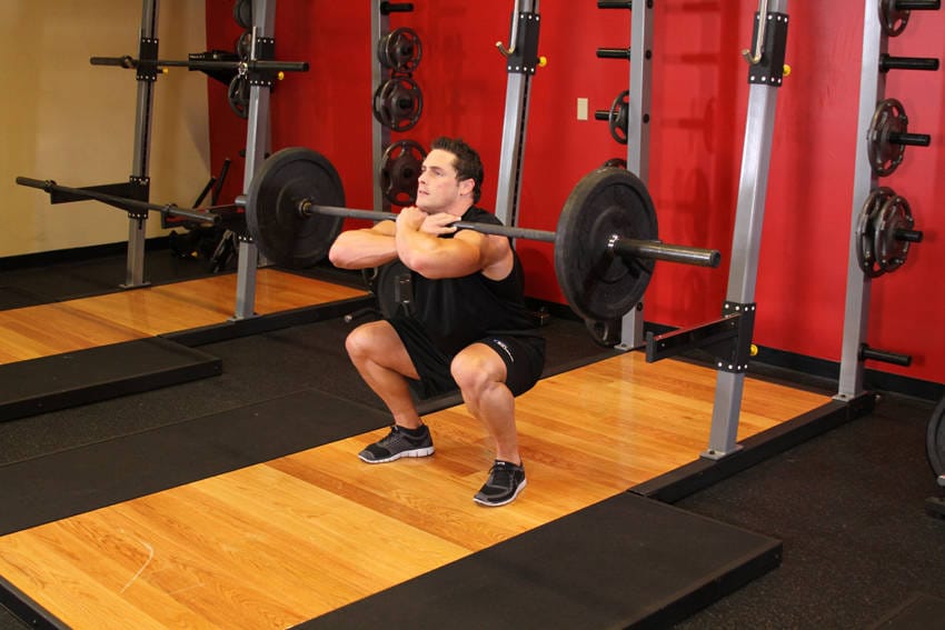 Front Barbell Squat - Step 1