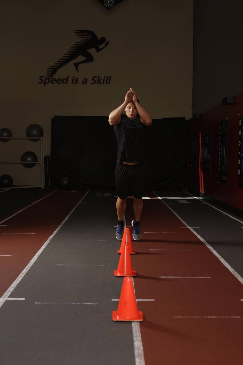 Front Cone Hops (or hurdle hops) - Step 0