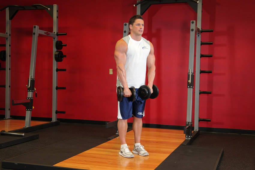 Front Dumbbell Raise - Step 0