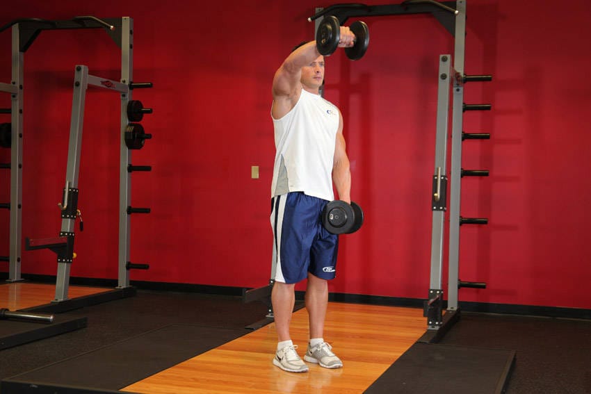 Front Dumbbell Raise - Step 1