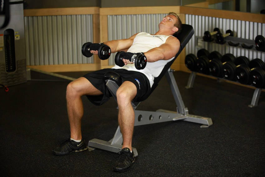 Front Incline Dumbbell Raise - Step 0