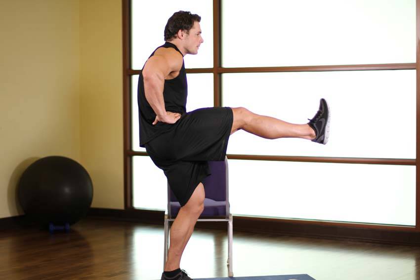 Front Leg Raises - Step 0