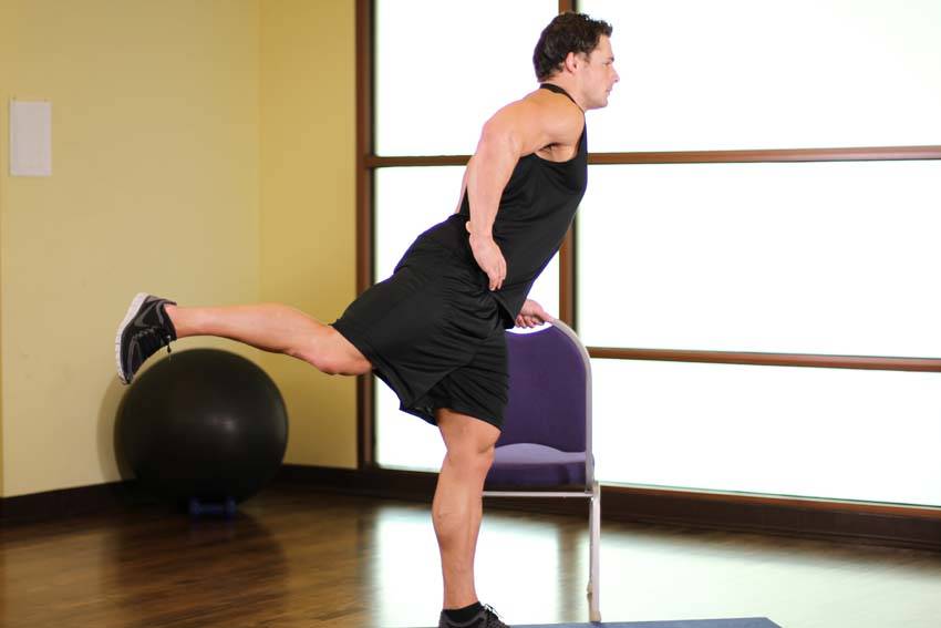 Front Leg Raises - Step 1