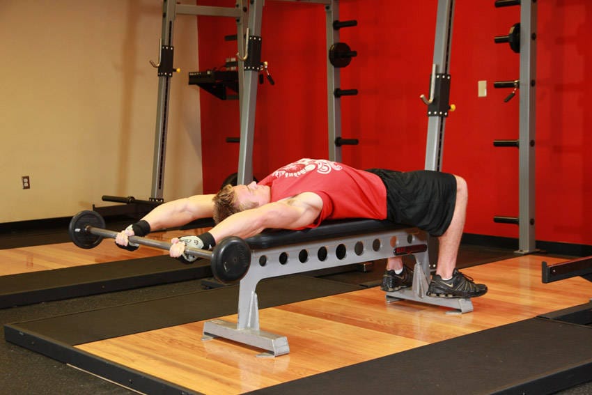 Front Raise And Pullover - Step 1