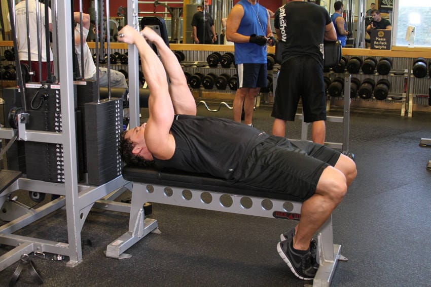 High Cable Curls - Step 0