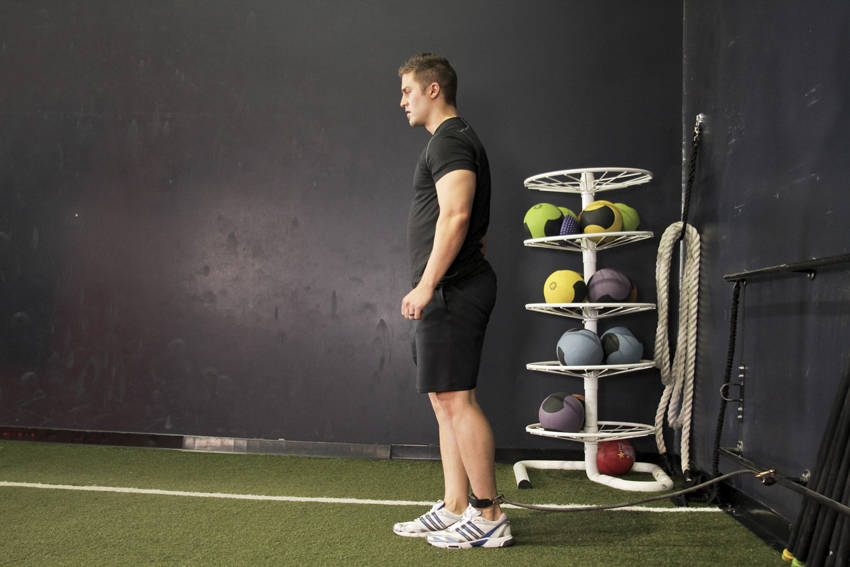 Hip Flexion with Band - Step 0