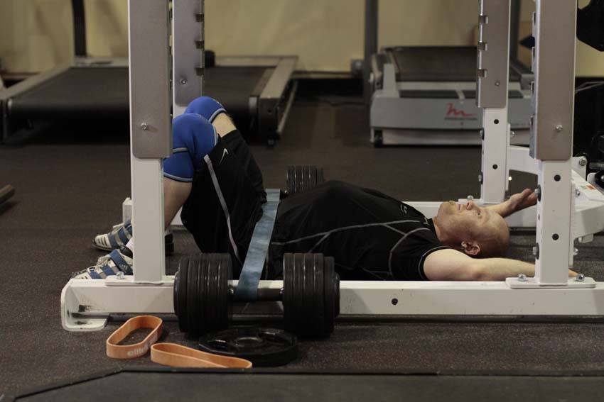 Hip Lift with Band - Step 0