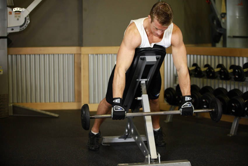 Incline Bench Pull - Step 0