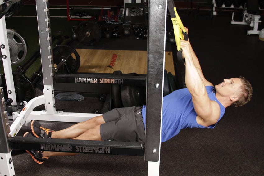 Inverted Row with Straps - Step 0