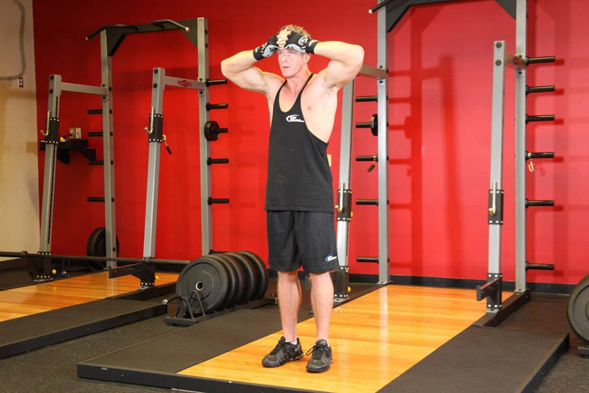 Isometric Neck Exercise - Front And Back - Step 0
