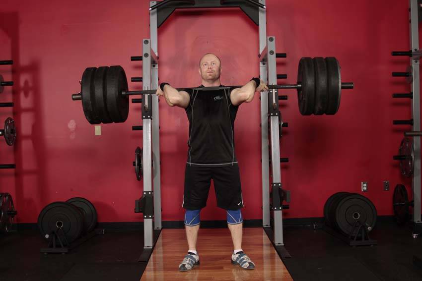 Jerk Dip Squat - Step 0