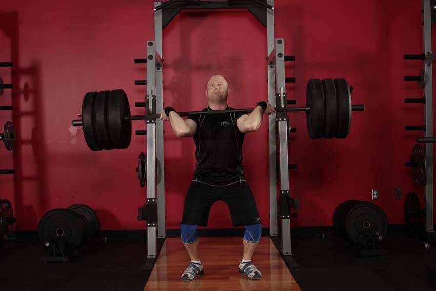 Jerk Dip Squat - Step 1