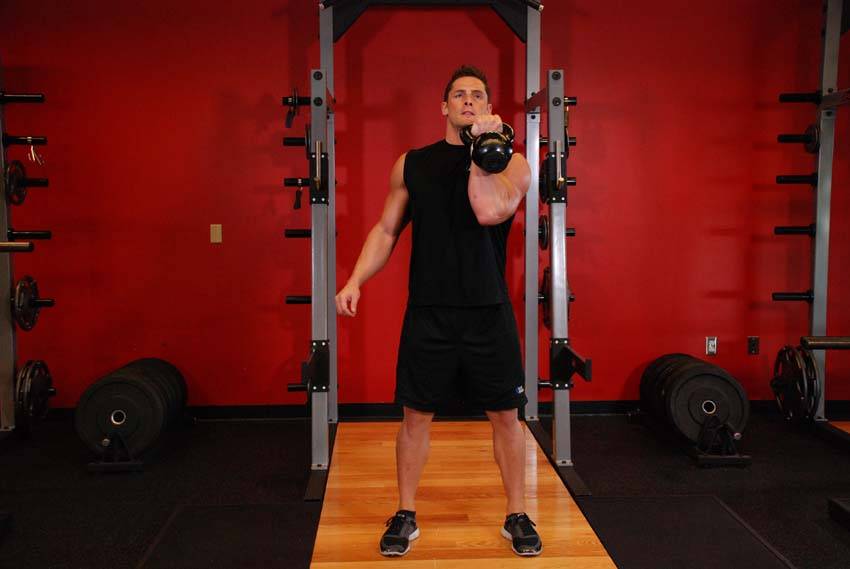 Kettlebell Arnold Press - Step 0