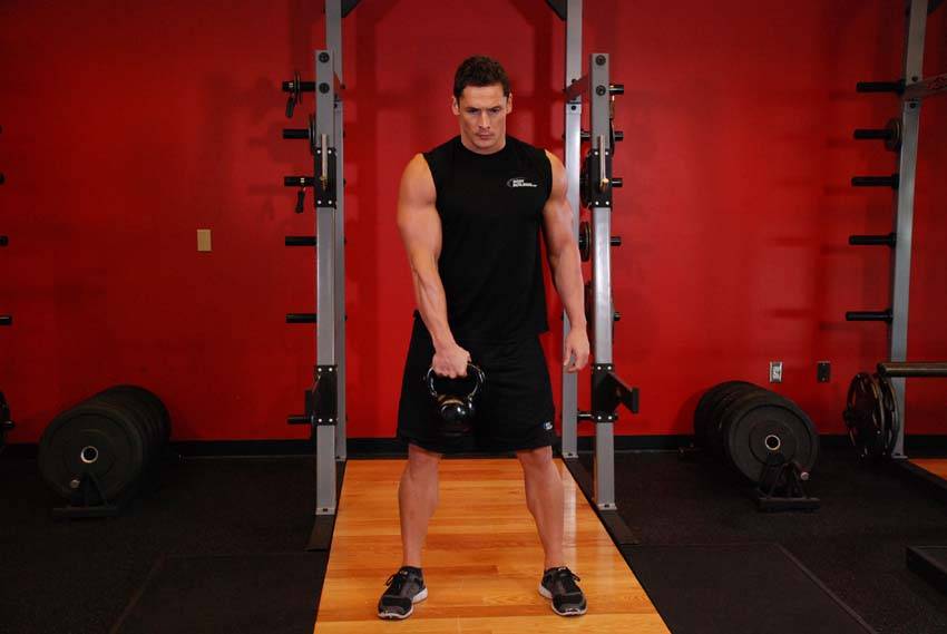Kettlebell Hang Clean - Step 0