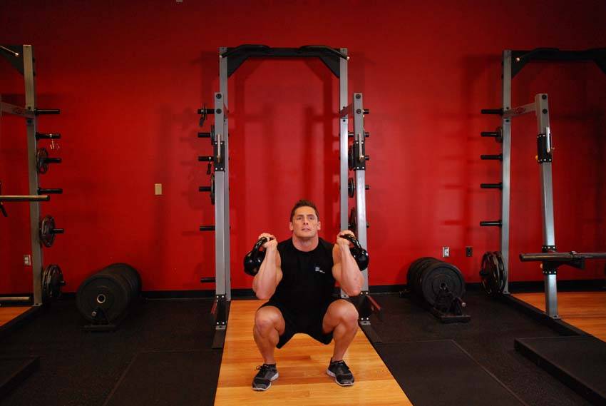 Kettlebell Thruster - Step 1