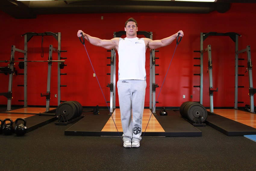 Lateral Raise - With Bands - Step 1