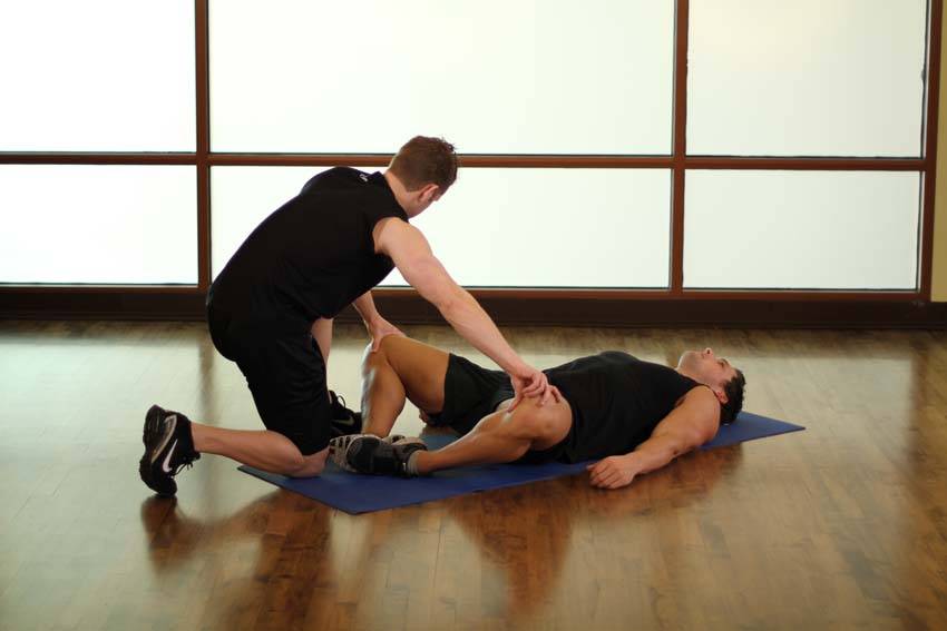 Lying Bent Leg Groin - Step 1