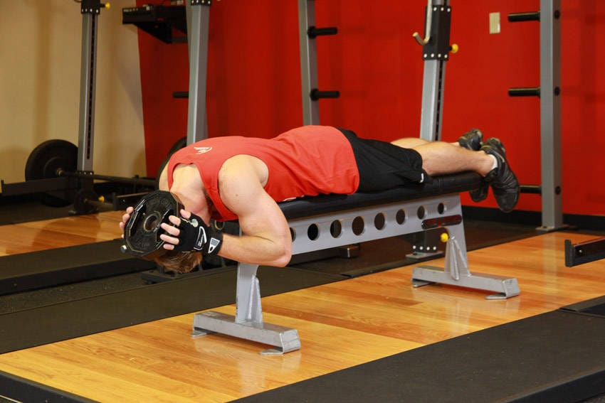 Lying Face Down Plate Neck Resistance - Step 0