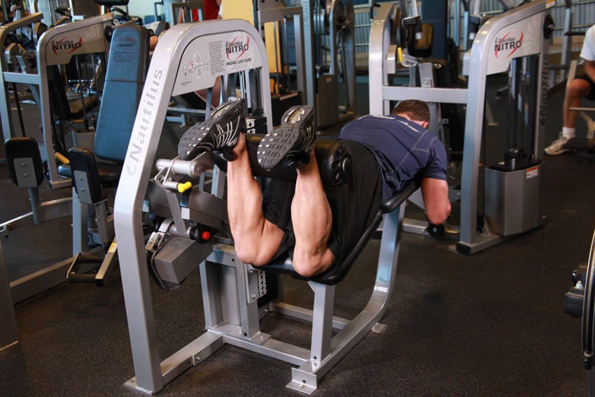 Lying Leg Curls - Step 1