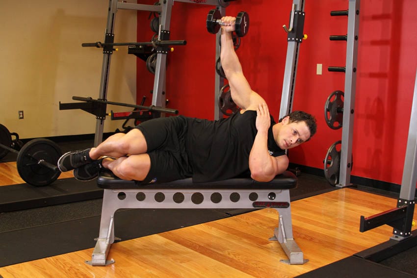 Lying One-Arm Lateral Raise - Step 1