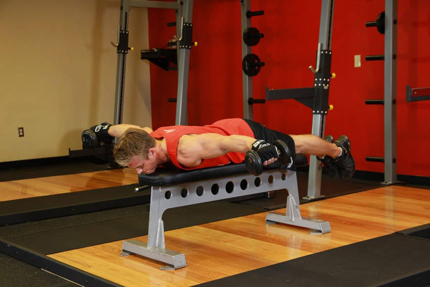 Lying Rear Delt Raise - Step 0