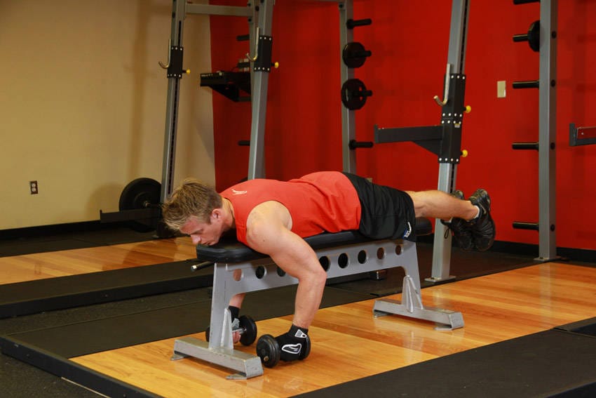 Lying Rear Delt Raise - Step 1