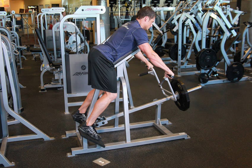 Lying T-Bar Row - Step 0
