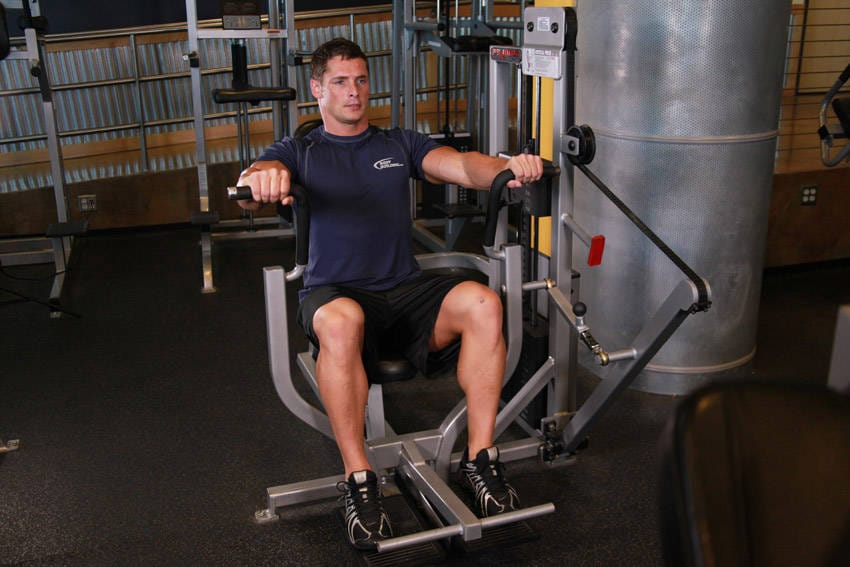 Machine Bench Press - Step 1