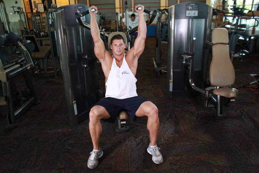 Machine Shoulder (Military) Press - Step 1