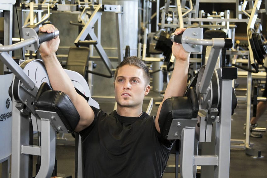 Machine Triceps Extension - Step 1