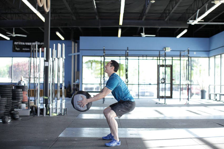 Medicine Ball Scoop Throw - Step 0