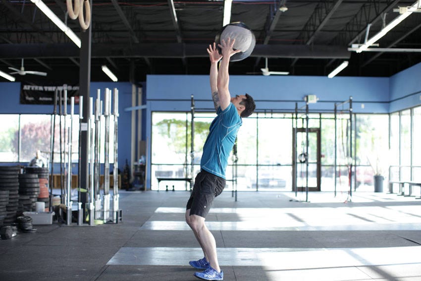 Medicine Ball Scoop Throw - Step 1