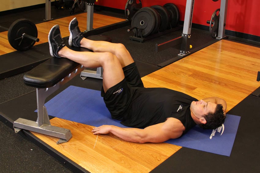 Oblique Crunches - Step 0