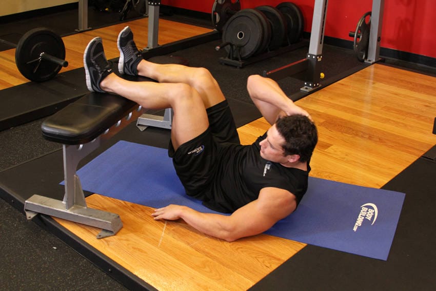 Oblique Crunches - Step 1