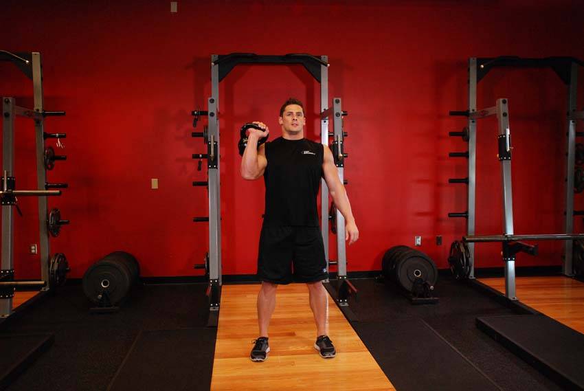 One-Arm Kettlebell Jerk - Step 0