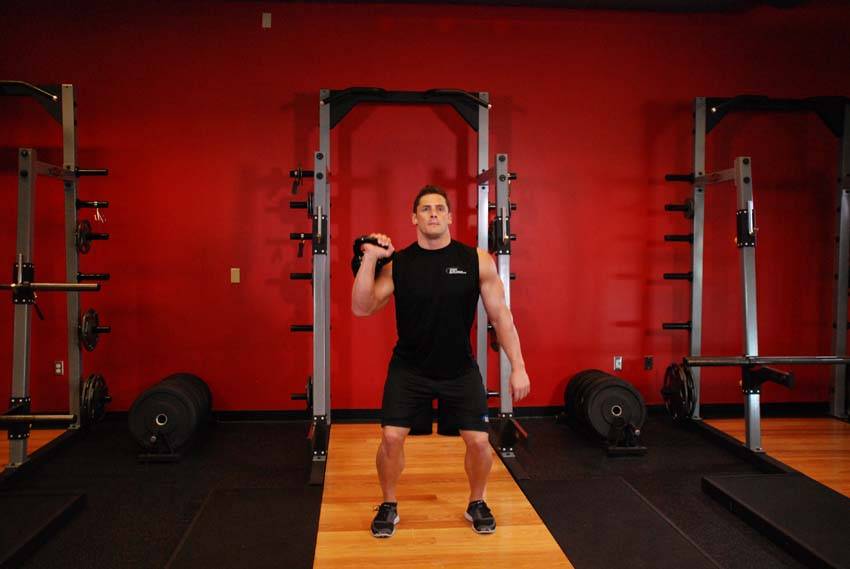 One-Arm Kettlebell Jerk - Step 1