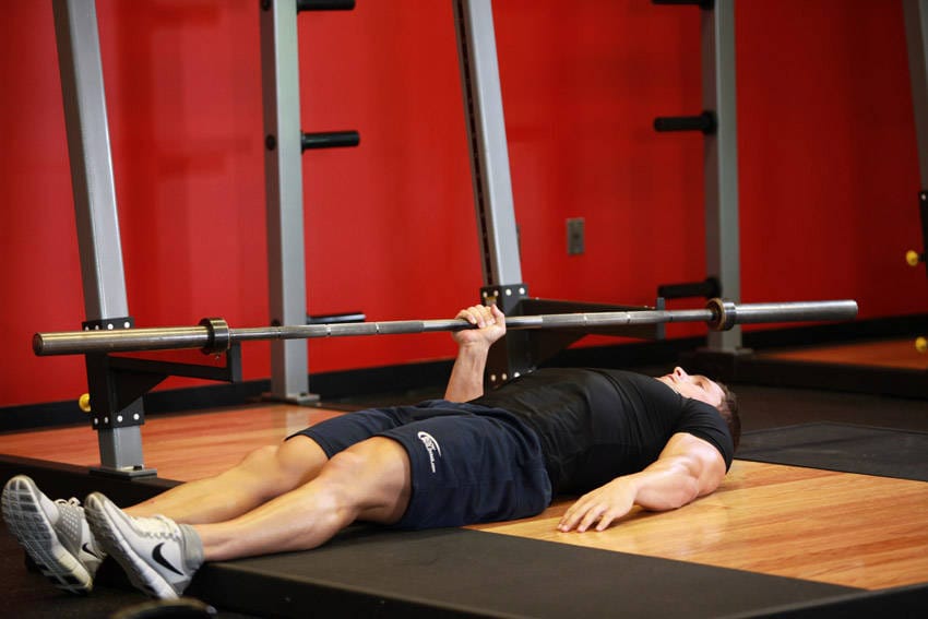 One Arm Floor Press - Step 0