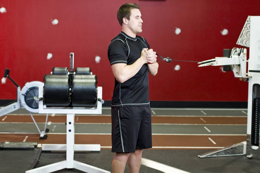 Pallof Press With Rotation - Step 0