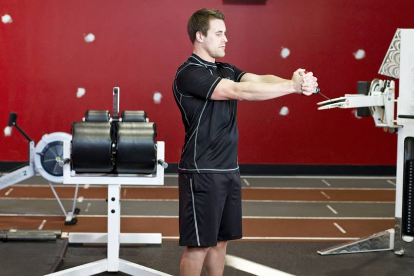 Pallof Press With Rotation - Step 1