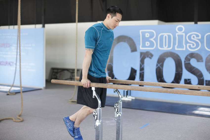 Parallel Bar Dip - Step 1