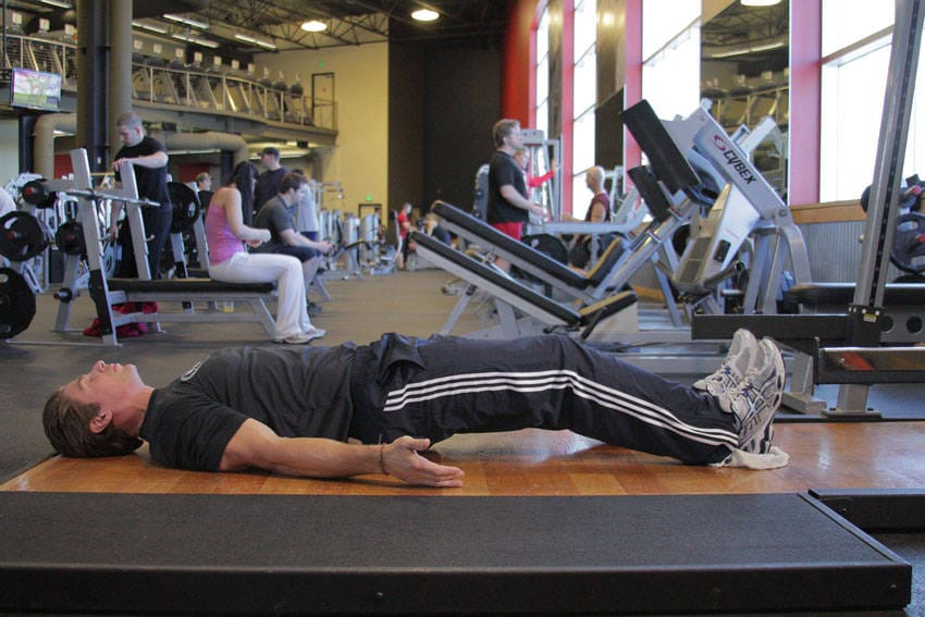 Platform Hamstring Slides - Step 0