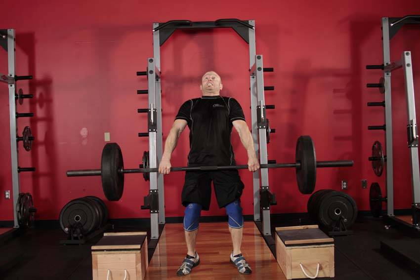 Power Clean from Blocks - Step 1