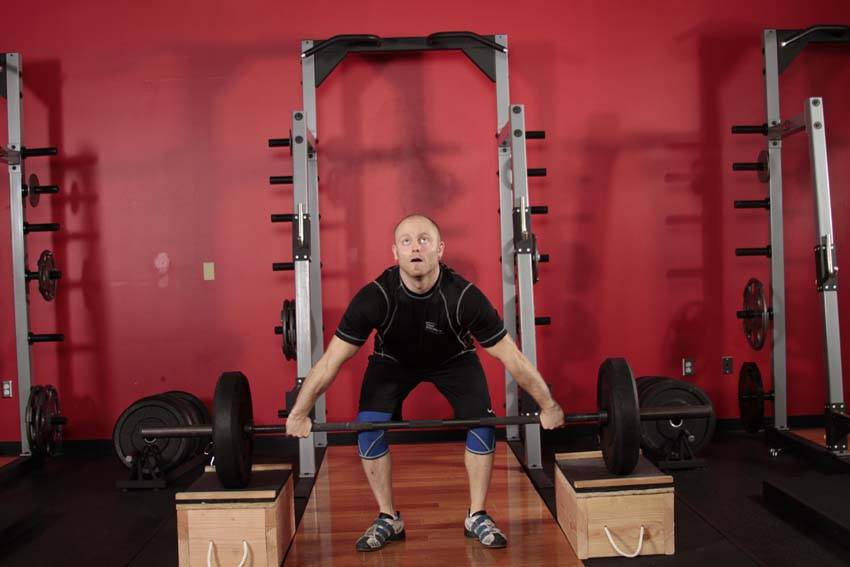 Power Snatch from Blocks - Step 0