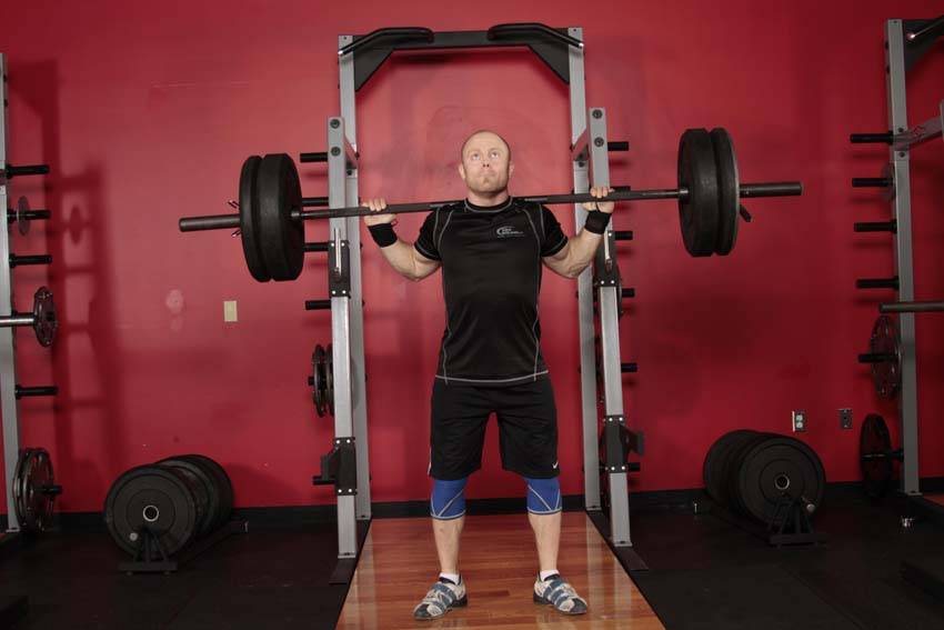 Push Press - Behind the Neck - Step 0