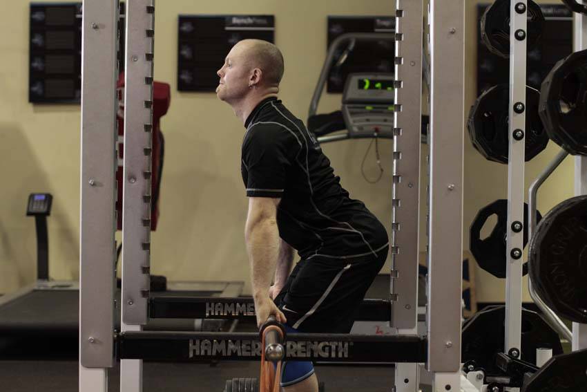 Rack Pull with Bands - Step 0