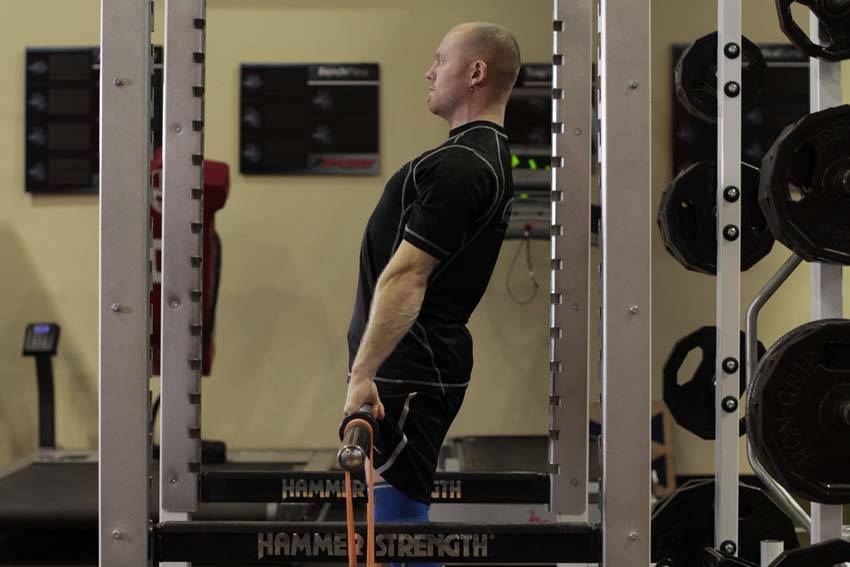 Rack Pull with Bands - Step 1