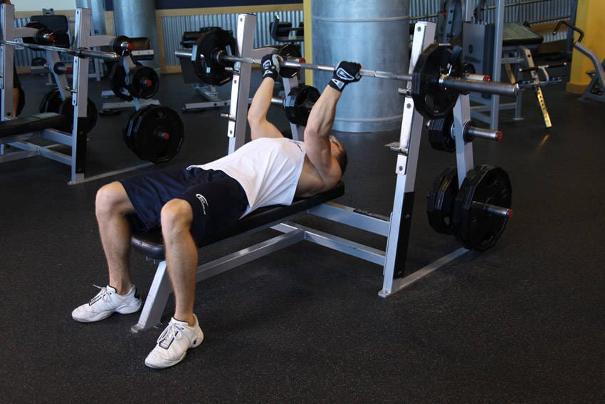 Reverse Triceps Bench Press - Step 0