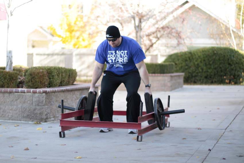 Rickshaw Deadlift - Step 0
